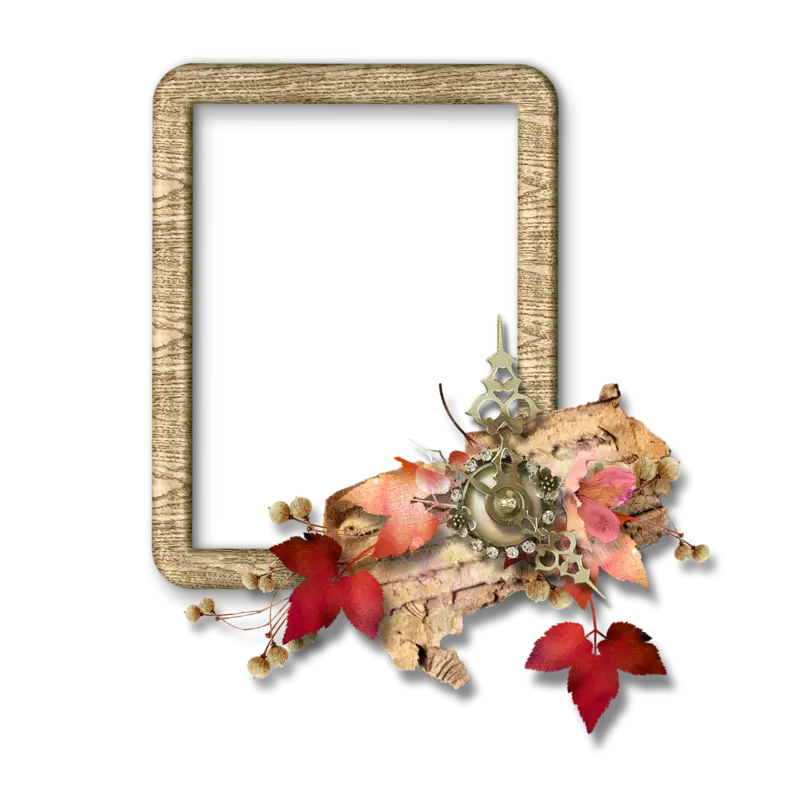 Vintage Wooden Photo Frame