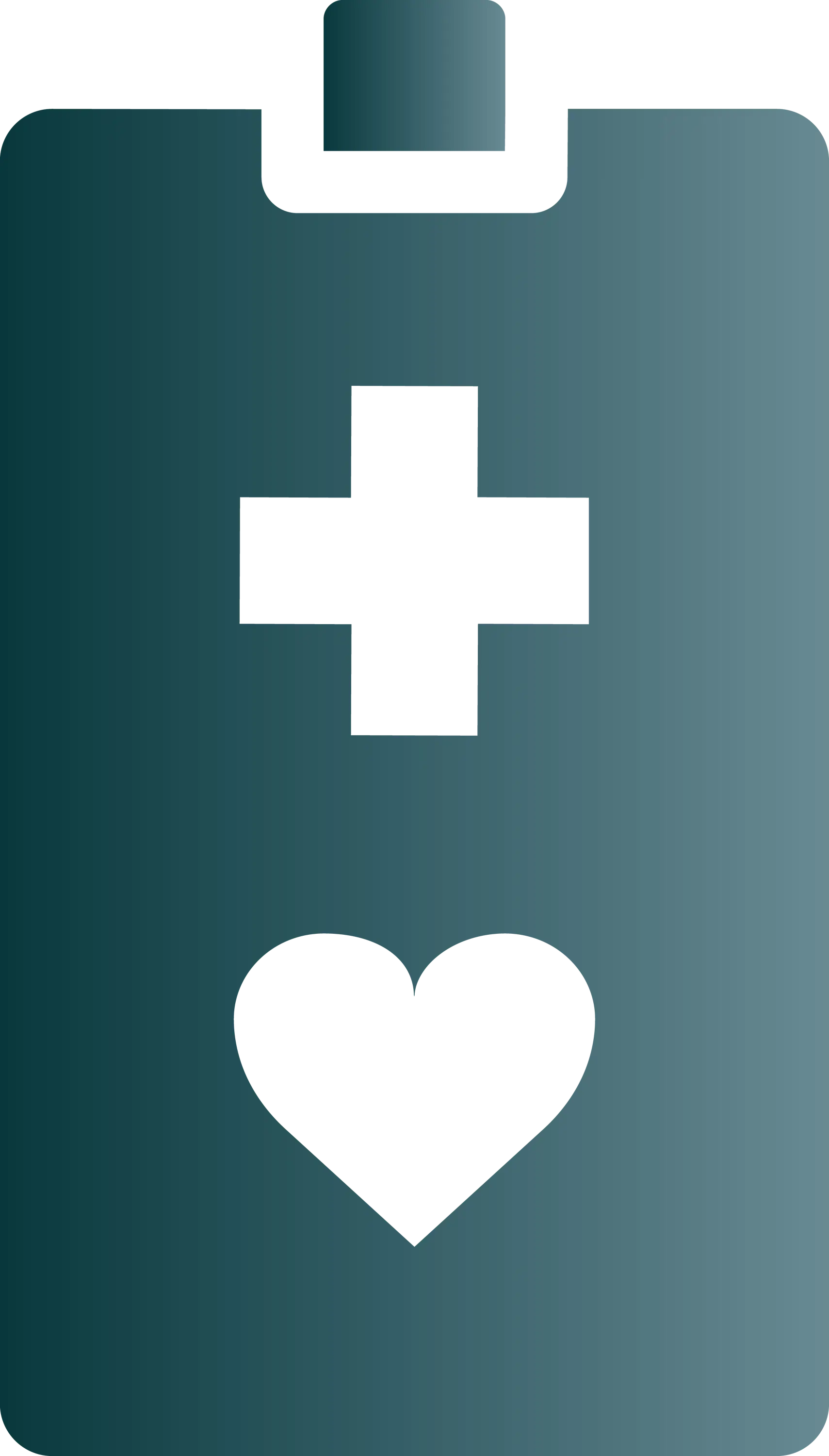 Medical Icon with Cross and Heart