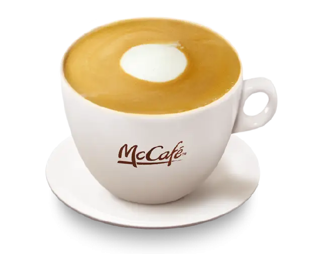 Cup of Frothy Cappuccino at McCafé