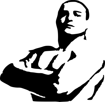 Silhouette of a Confident Figure Icon
