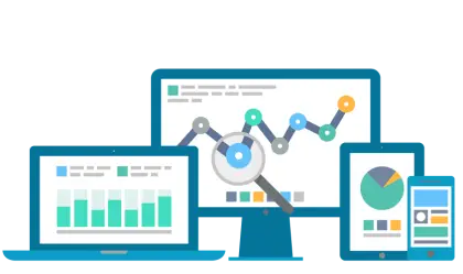 Analytics Visual Dashboard Illustration