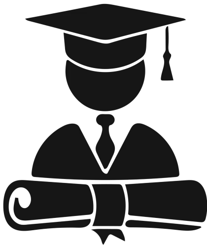 Graduate Figure with Diploma Representation