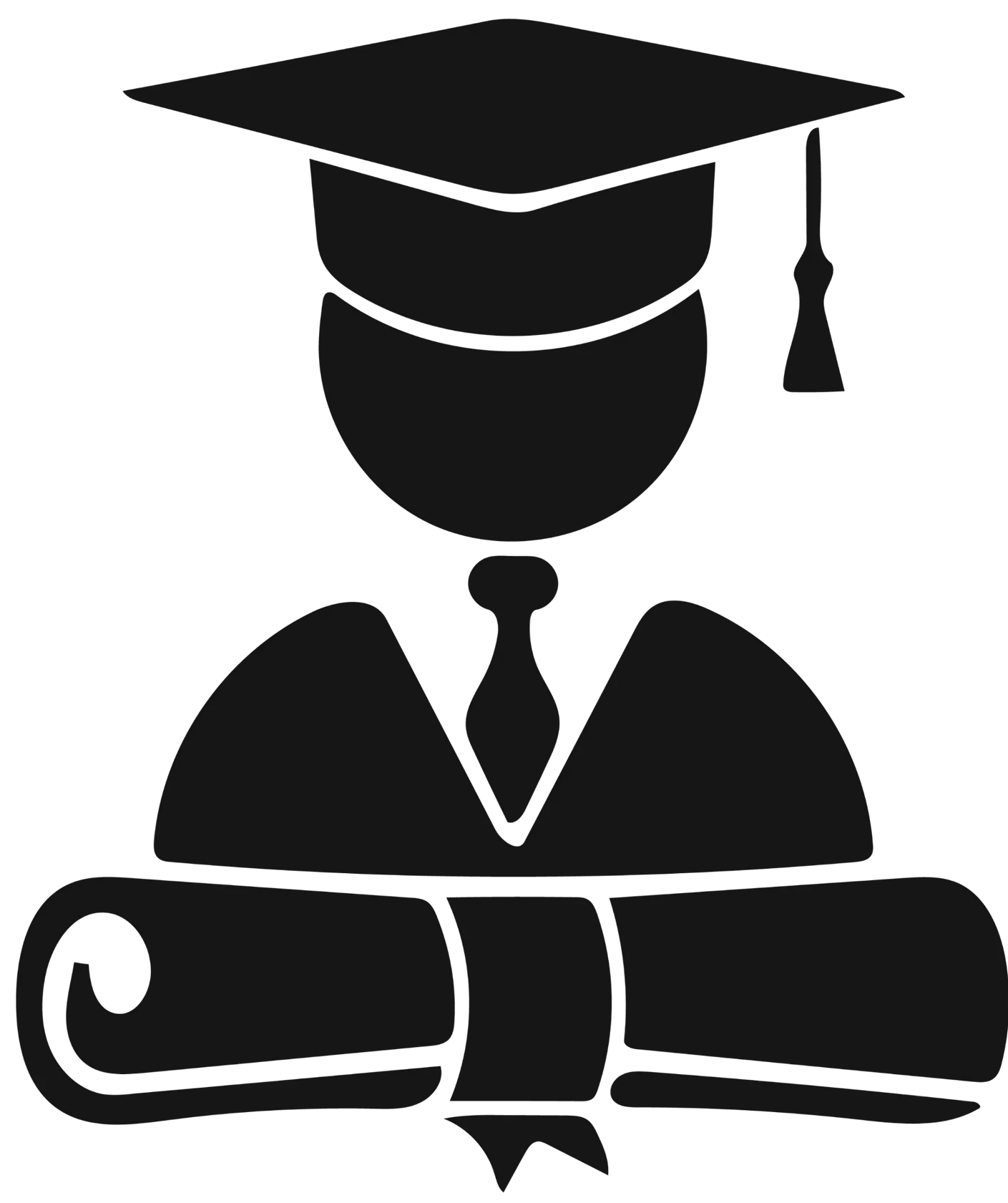 Graduate Figure with Diploma Representation