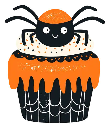 Halloween Spider Cupcake