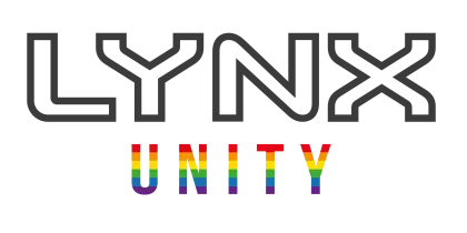 Lynx Unity Logo with Rainbow Colors