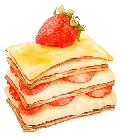 Strawberry Layered Cake
