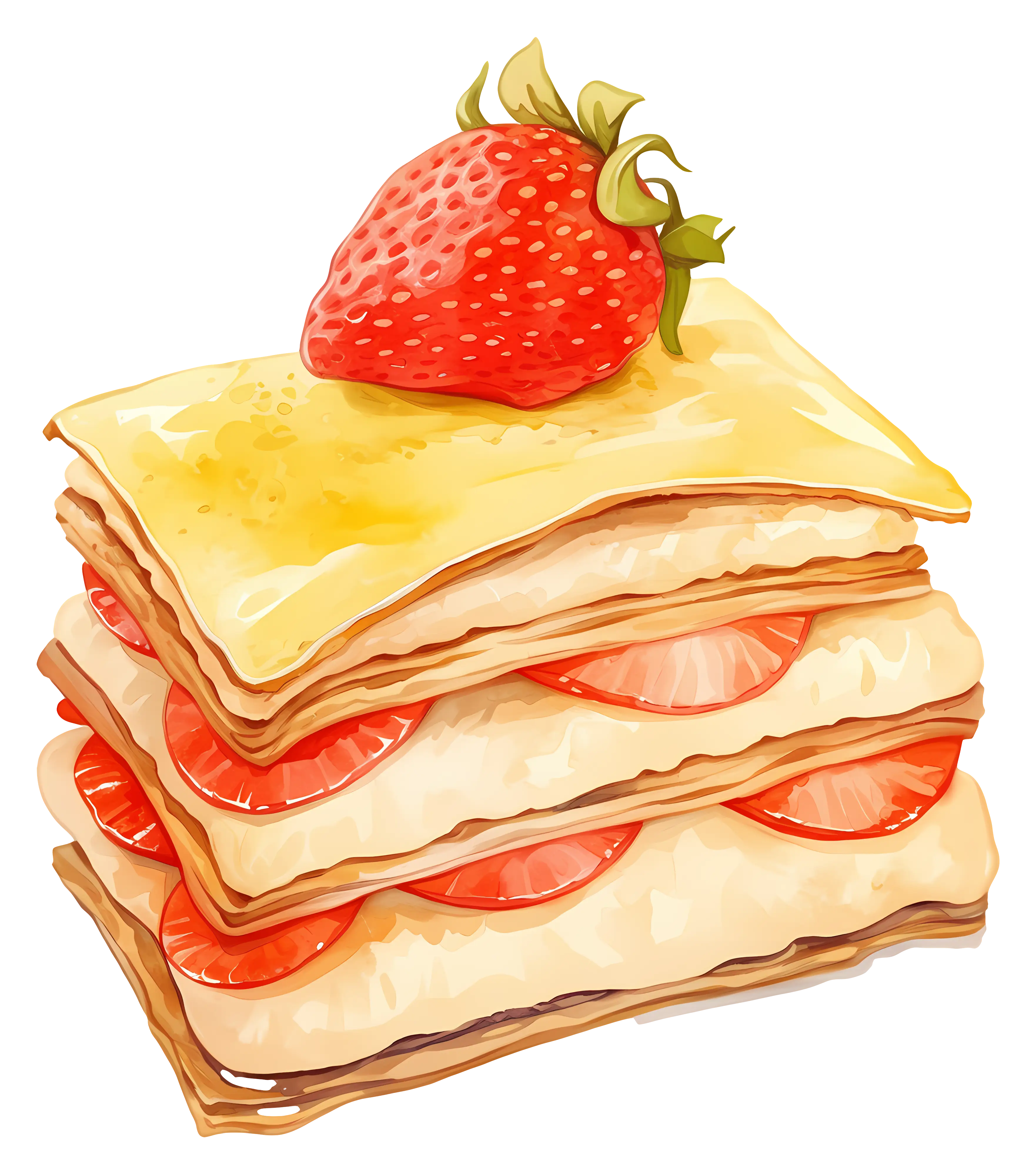 Strawberry Layered Cake