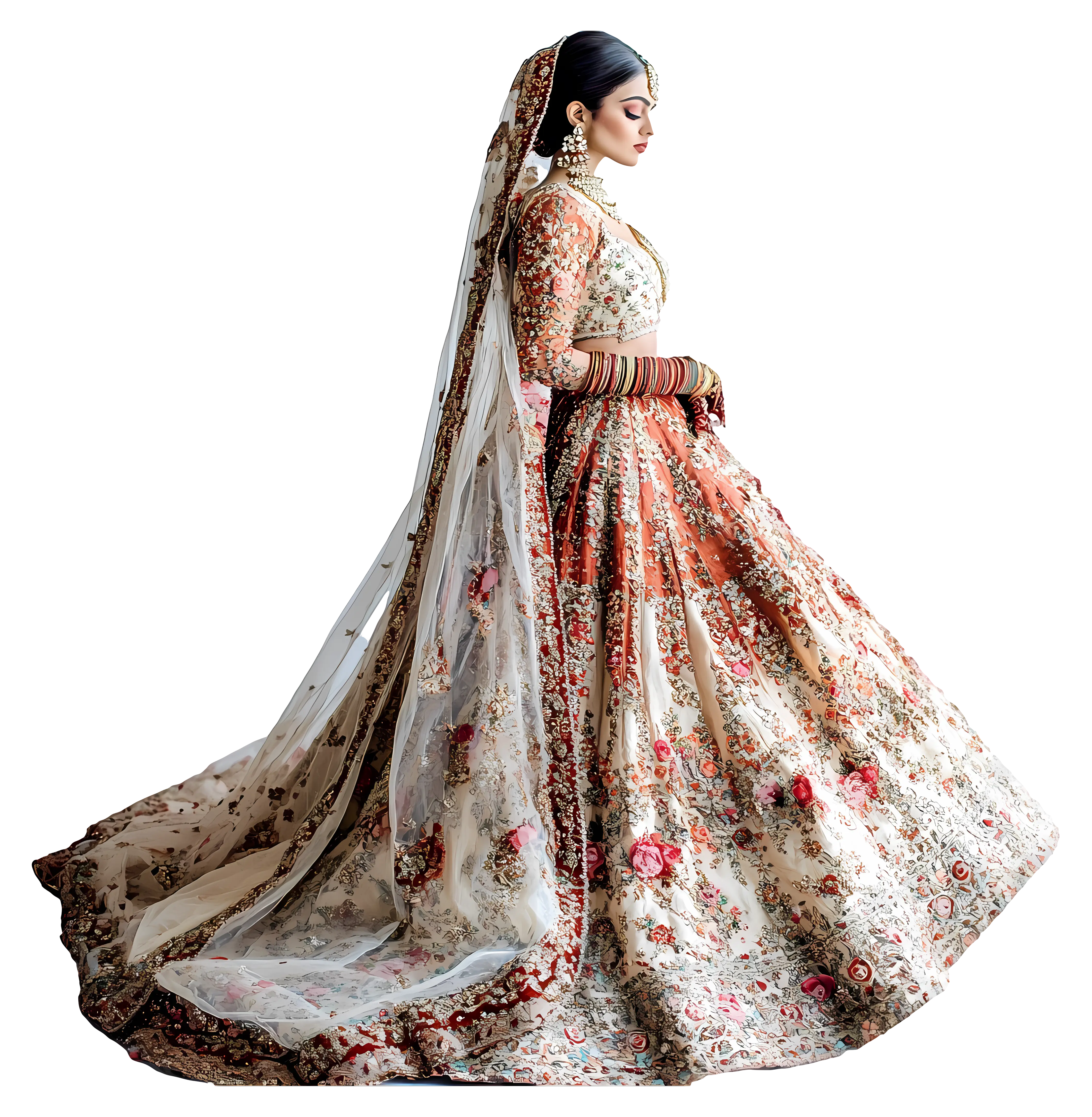 Elegant Bride in Traditional Attire