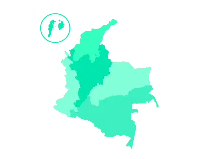 Map of Colombia