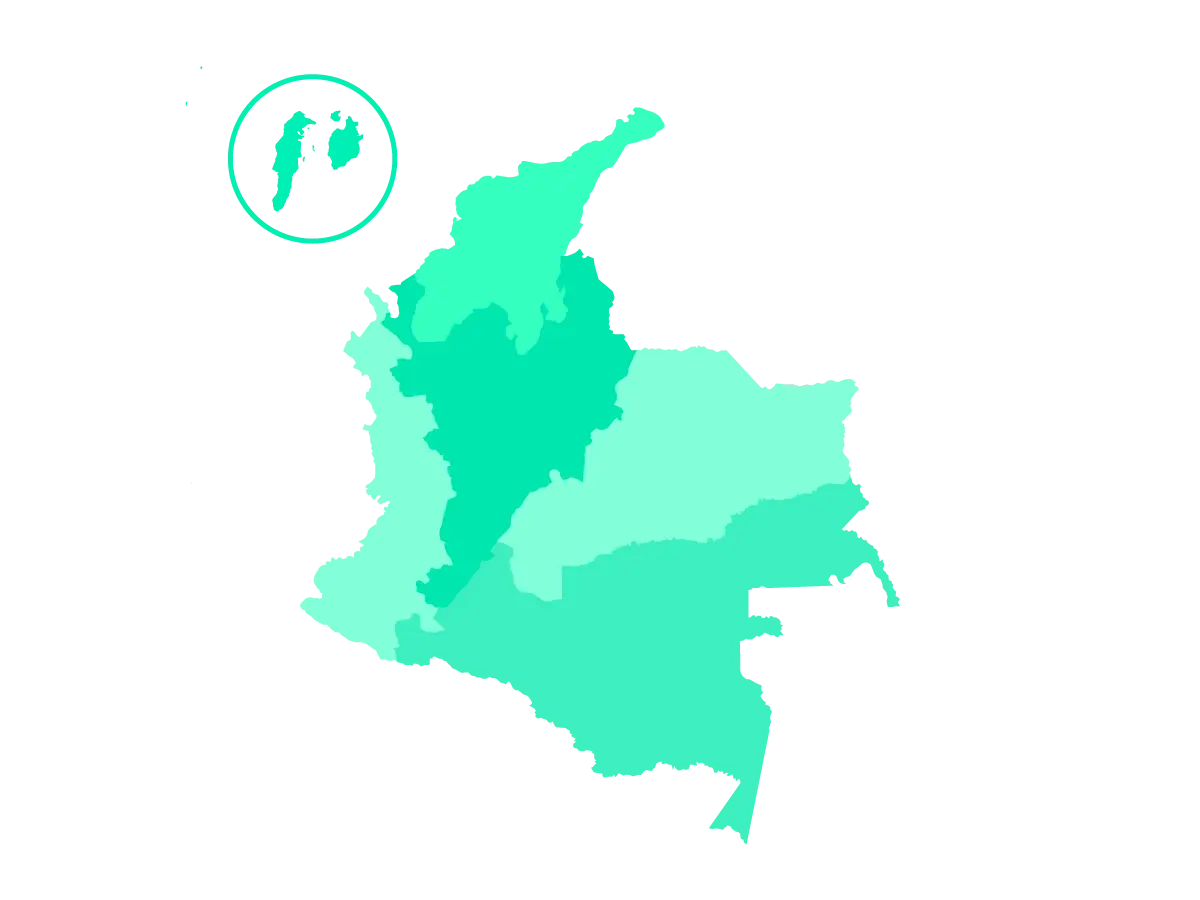 Map of Colombia