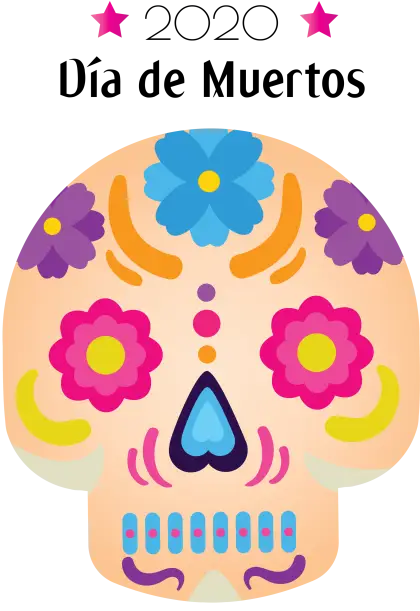 Sugar Skull for Dia de Muertos Celebration