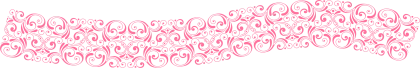 Pink Floral Decorative Border