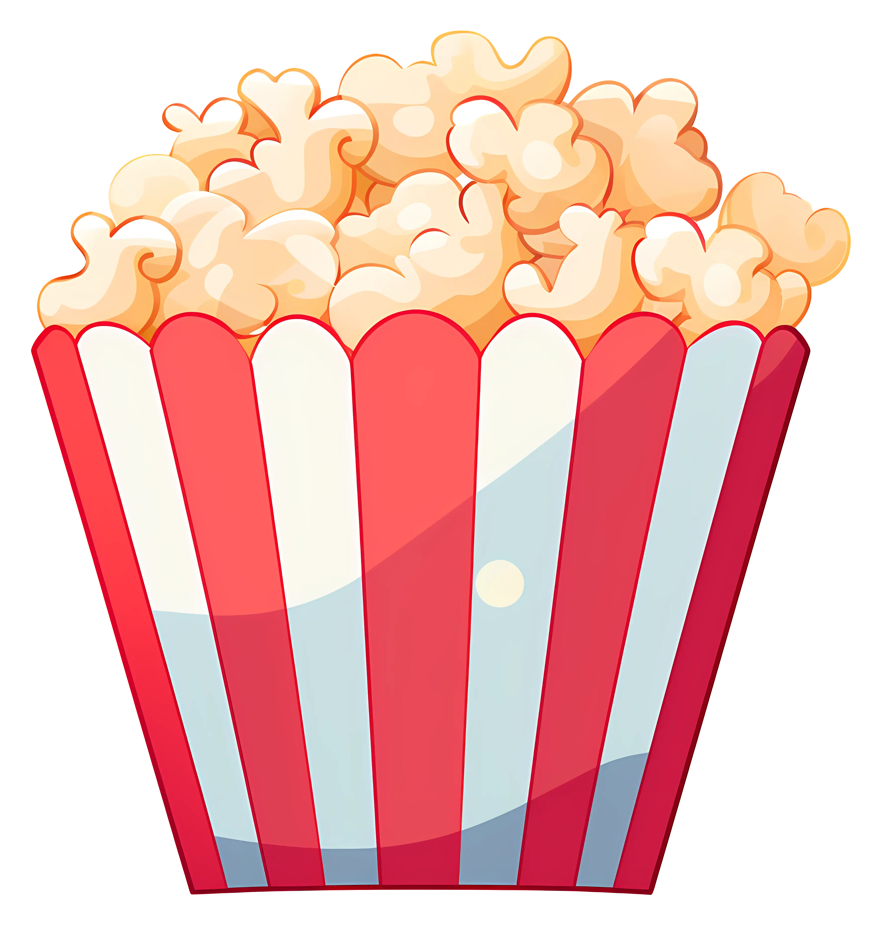 Striped Popcorn Bucket