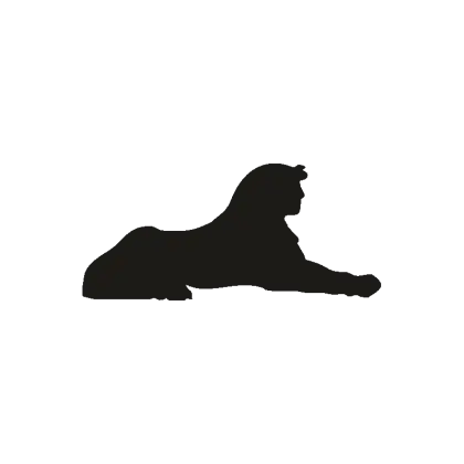 Sphinx Black Silhouette Icon