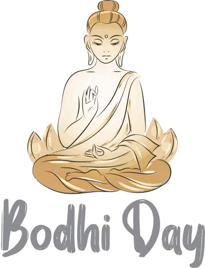 Bodhi Day Buddha Illustration