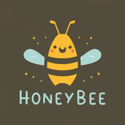 Cute Honeybee Illustration