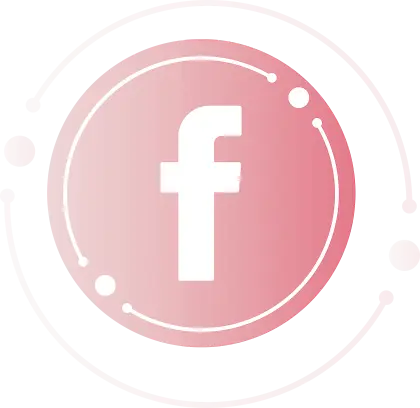 Pink Facebook Logo for Digital Platforms