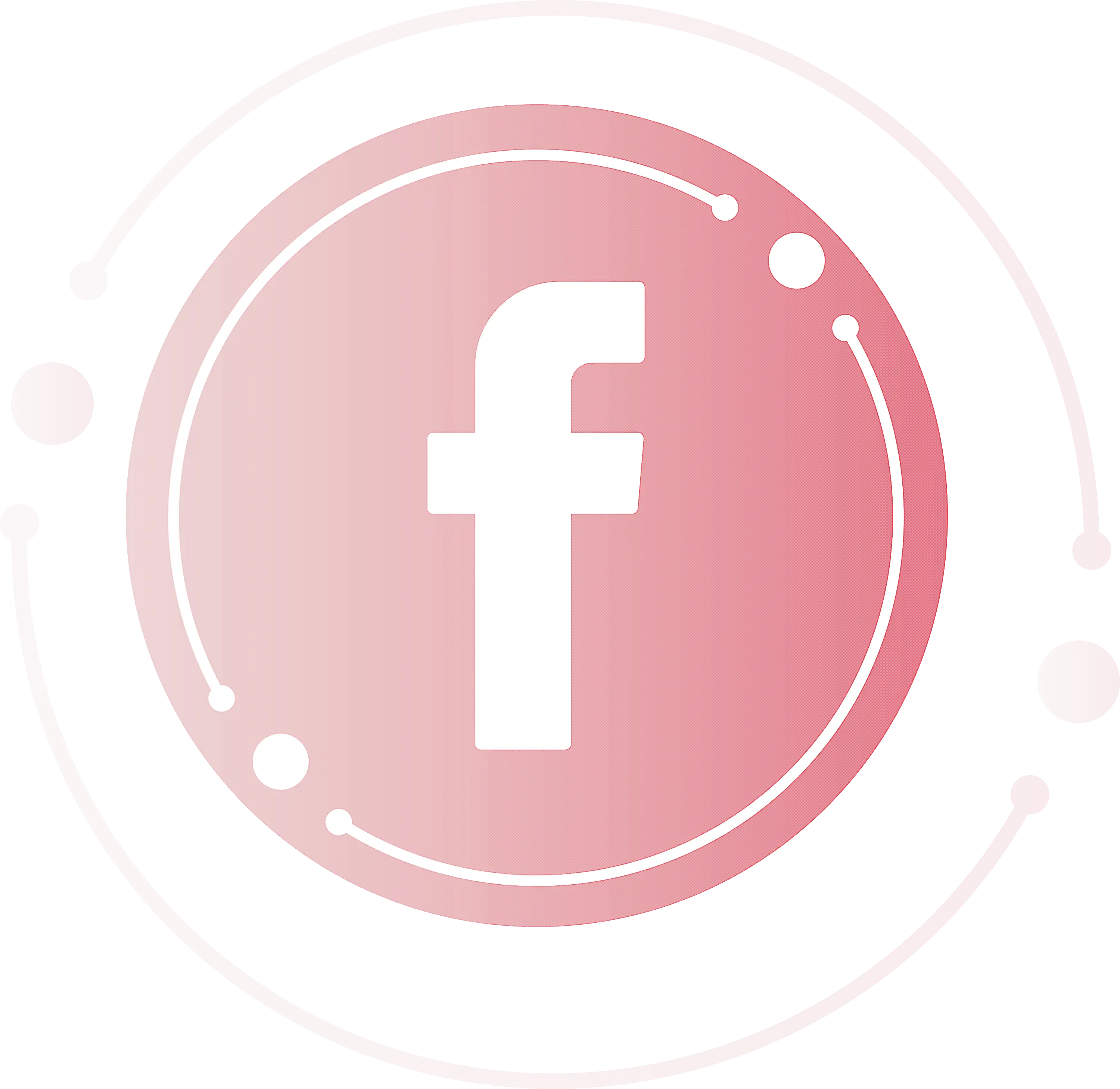 Pink Facebook Logo for Digital Platforms