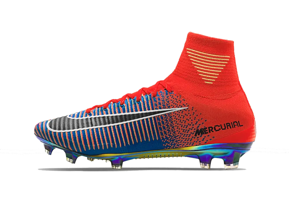 Red and Blue Soccer Cleats for Optimal Performance