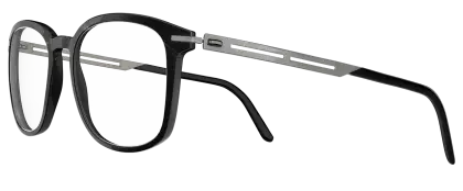 Modern Black Rim Eyeglasses