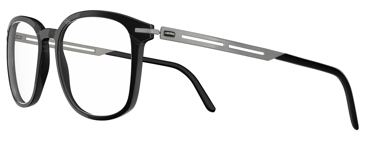 Modern Black Rim Eyeglasses