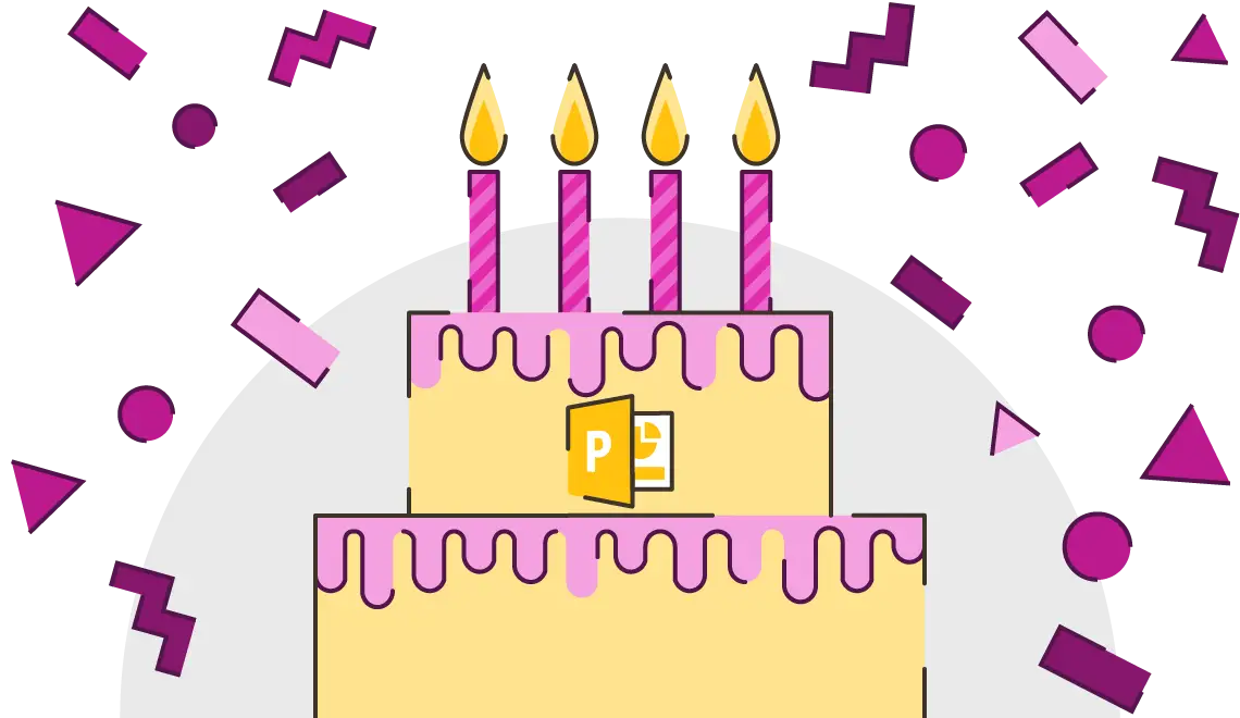 Birthday Cake with Candles