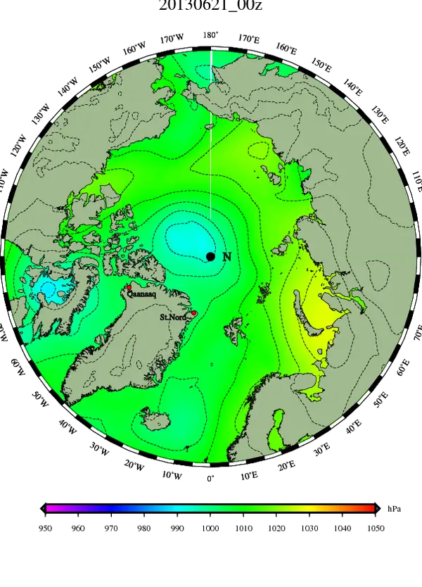 Colorful Climate Map for Weather Analysis