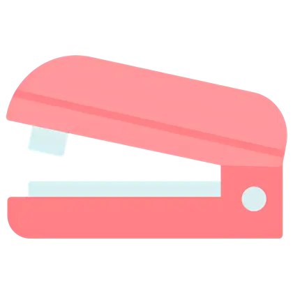 Pink Stapler Office Supply