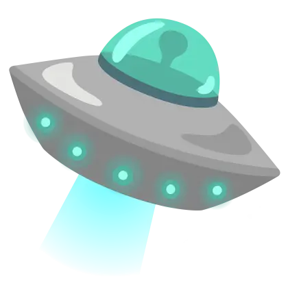 Cartoon UFO Illustration