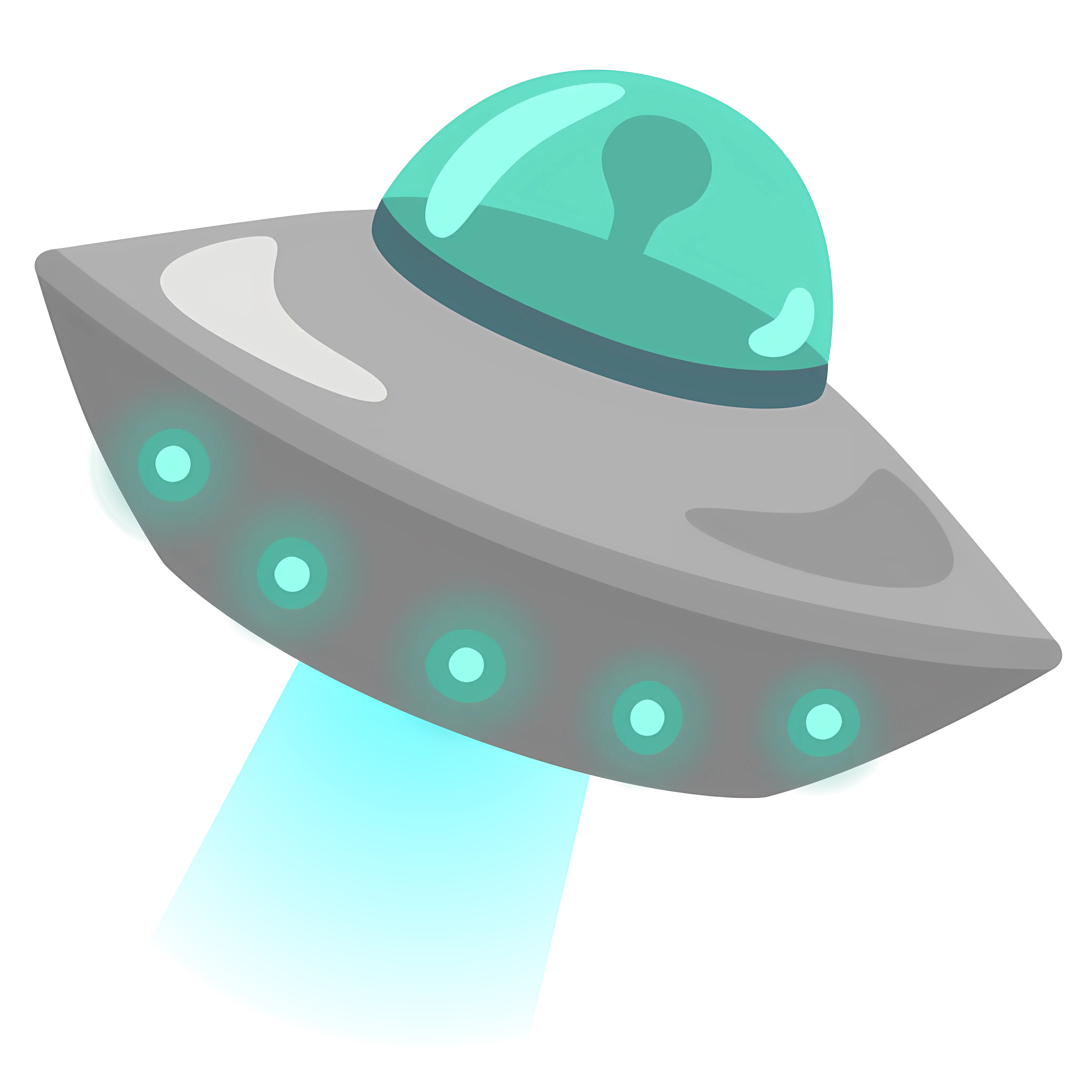 Cartoon UFO Illustration