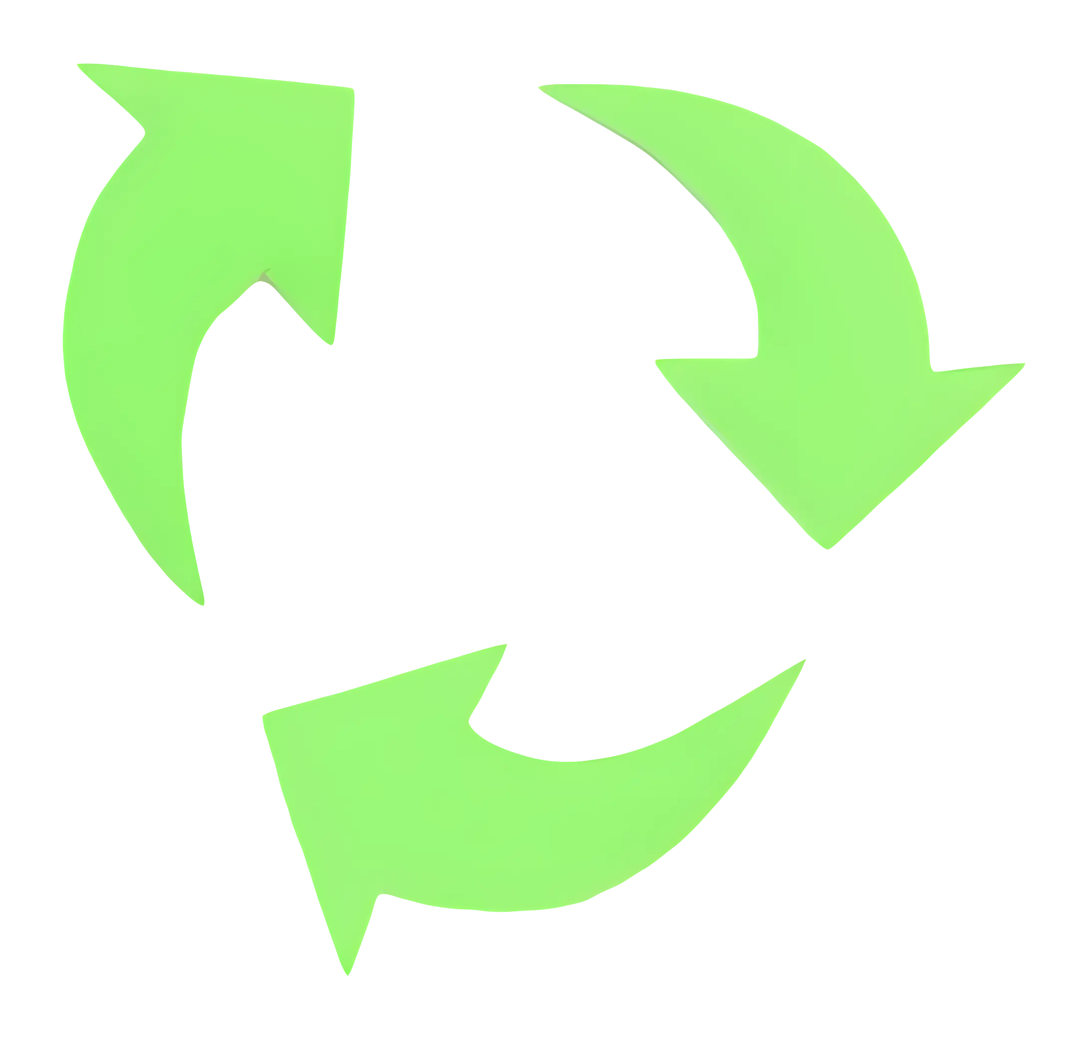 Green Recycling Arrows Symbol