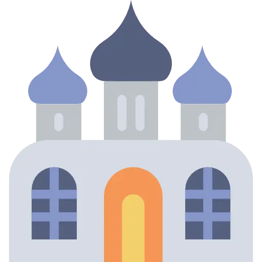 Medieval Castle with Towers