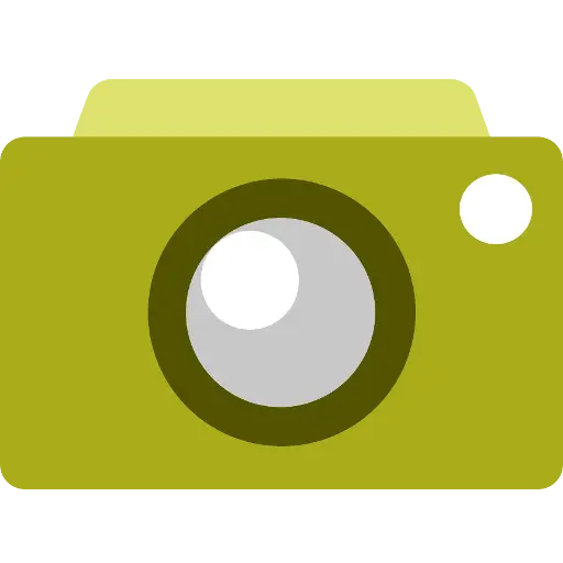 Illustration of Green Camera Icon