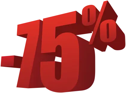 Big 75% Off Discount