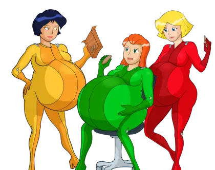 Cartoon Characters in Colorful Suits