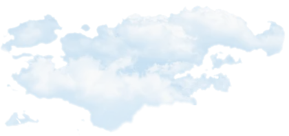 Light Blue Cloud in the Sky