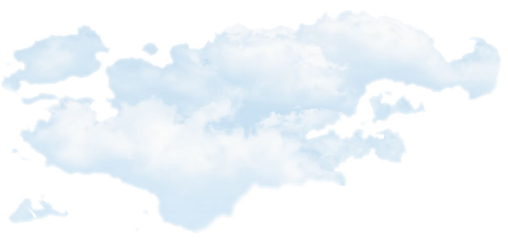 Light Blue Cloud in the Sky