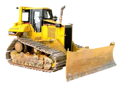 Yellow Bulldozer Vehicle
