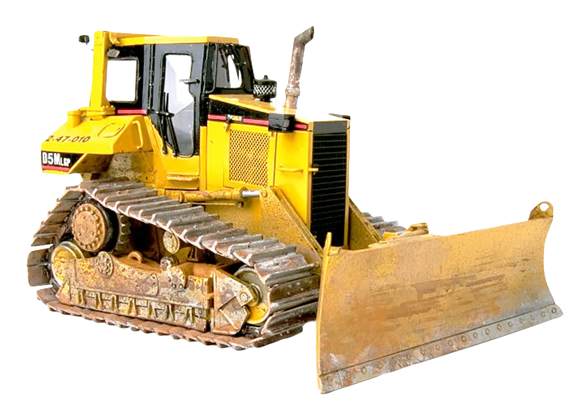 Yellow Bulldozer Vehicle