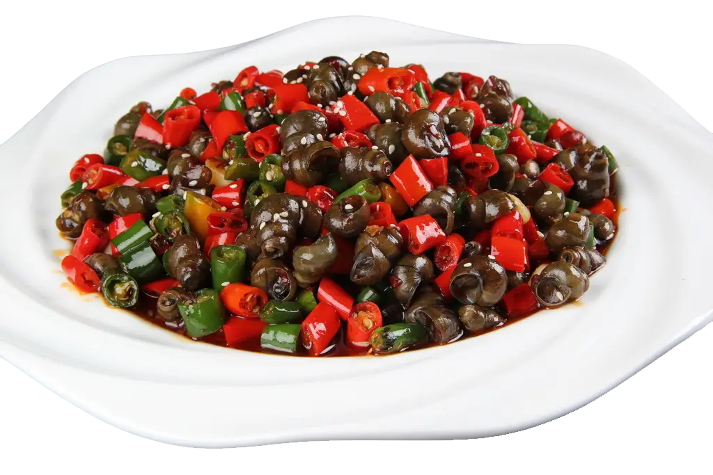 Delicious Spicy Snails Dish