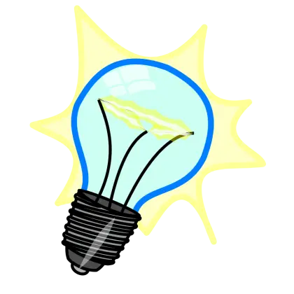 Light Bulb Glowing Illustration