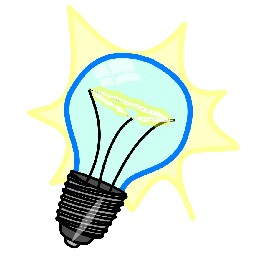 Light Bulb Glowing Illustration