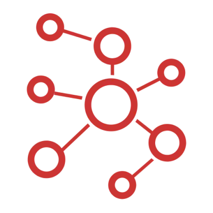 Network Structure Diagram Connecting Nodes