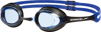 Blue and Black Swimming Goggles