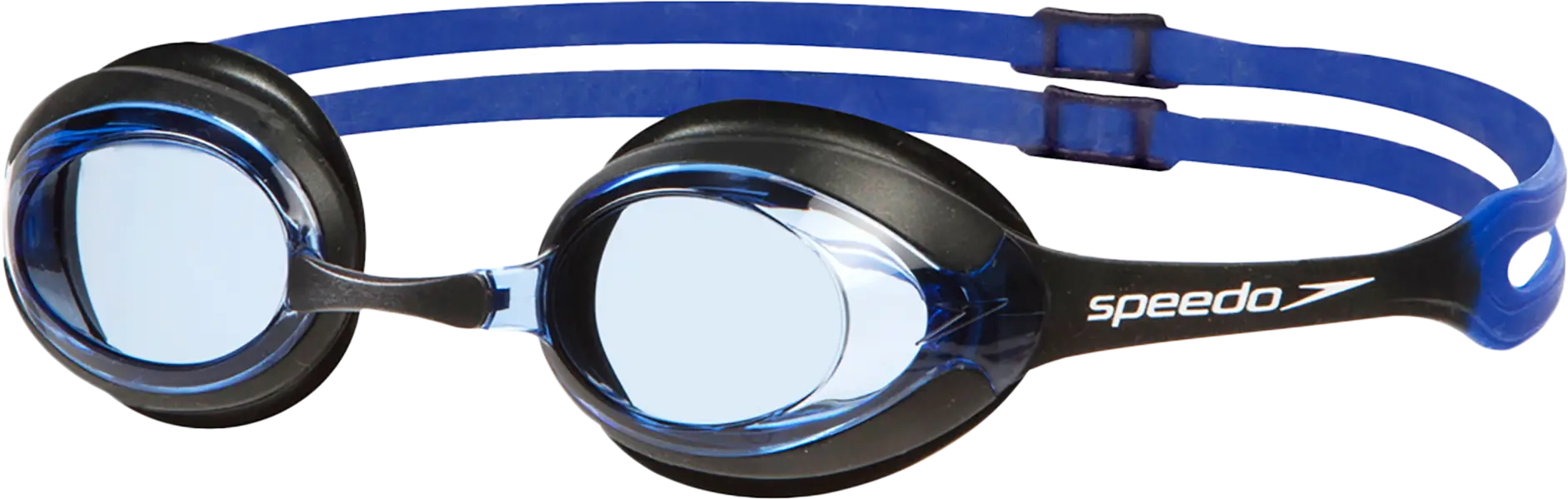 Blue and Black Swimming Goggles