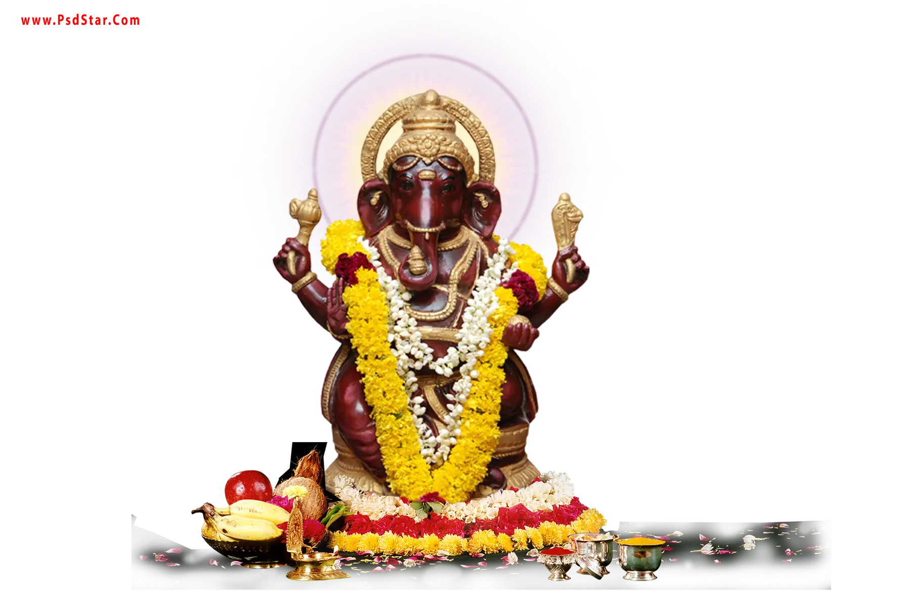 Decorated Ganesha Statue