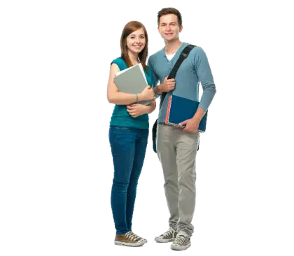 Students with Books