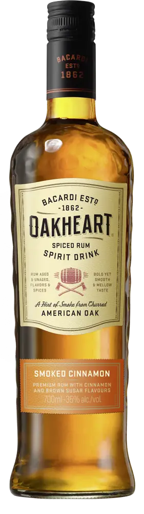 Oakheart Spiced Rum Bottle