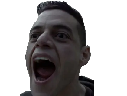 Shouting Face Expression