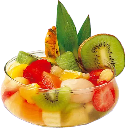 Fresh Fruit Salad in a Bowl